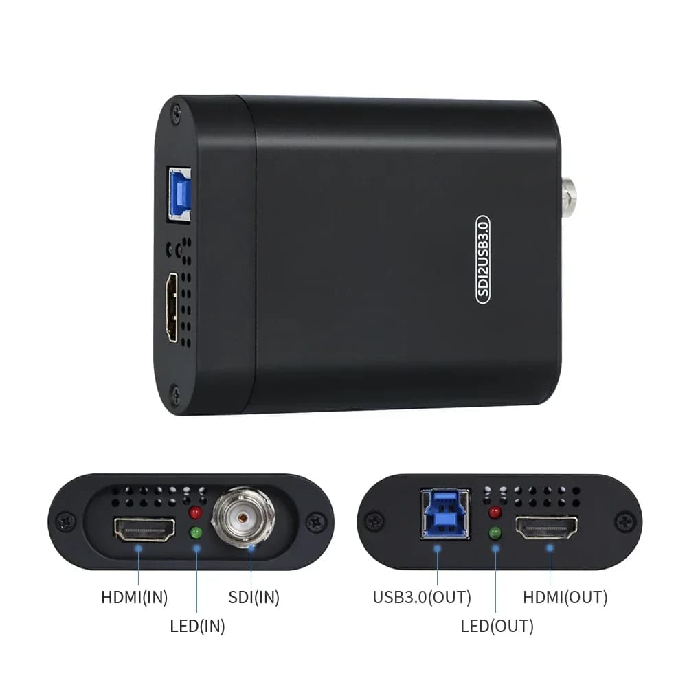 Acquisizione video USB Linux 4K 60Hz 4 Ingresso 8 canali Acquisizione audio e video 4K Scheda di acquisizione supporto RecordBox live