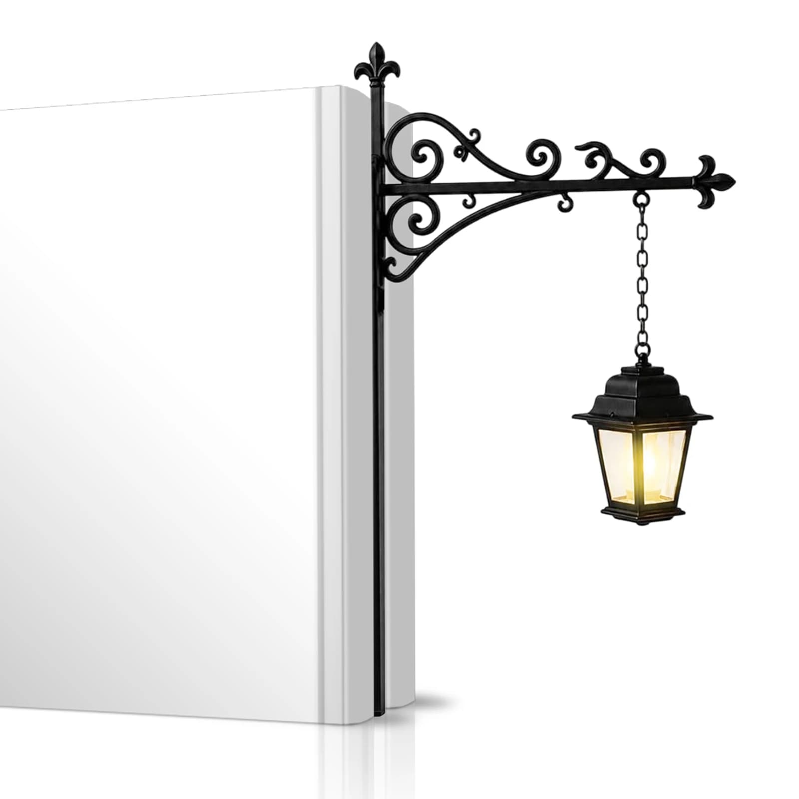 Iron Reading Nook LED Nightlight Decorative Bookshelf Lighting Portable Shelf Ornament for Literary Lovers Enchanting Gift