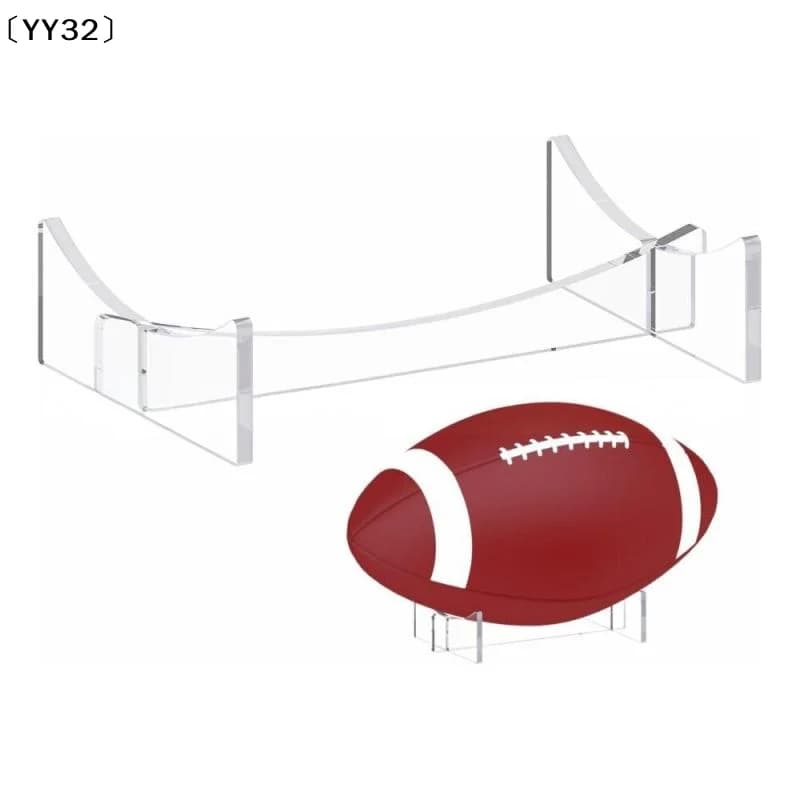1/2Pcs Acrylic Ball Display Stands Rugby Football Basketball Volleyball Soccer Storage Holder Souvenir Collection Holder〔YY32〕