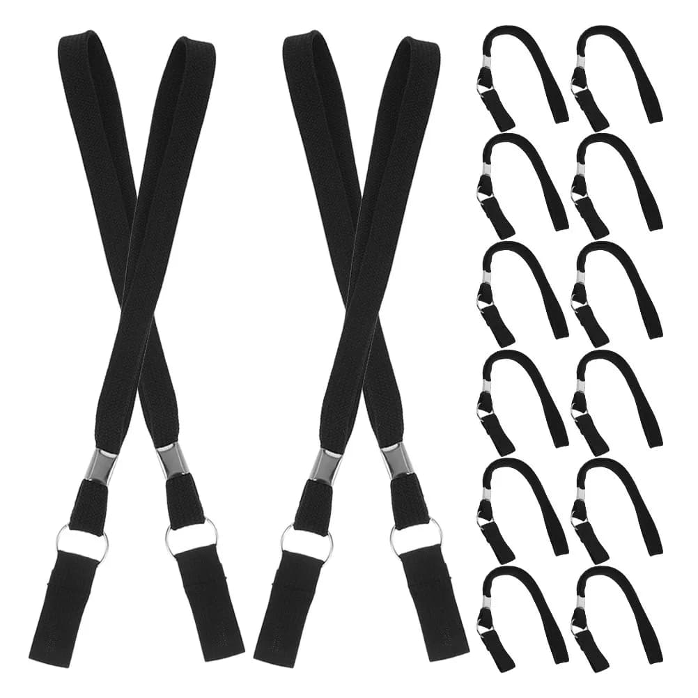 20 Pieces Anti-slip wrist strap Adjustable for Stroller Stick, Hiking horn, Trekking, Open Sports, Black