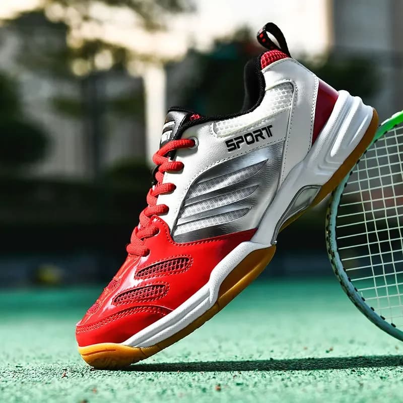 Men's Outdoor Tennis Shoes Badminton Gymnastics for Volleyball Training Professional Breathable Sports Shoes for Men and Women Indoor