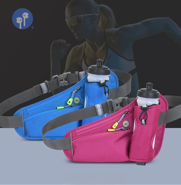 Sporty Waist Bag, Running Bag for Men and Women, Hidden Pocket for Gym, Waist Bag for Jogging