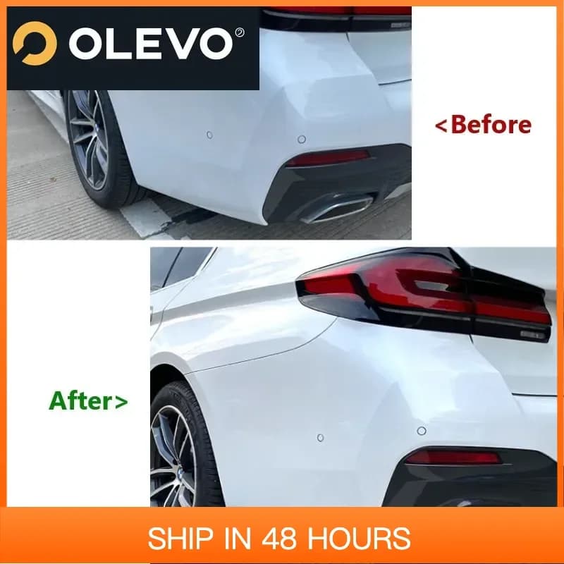 Nuovo Per BMW Serie 5 G30 M-Tech 525i 530i 540i 2017-2023 Auto Paraurti Posteriore Avvolgimento Angolo Diffusore Splitter Body Kit Auto accesso