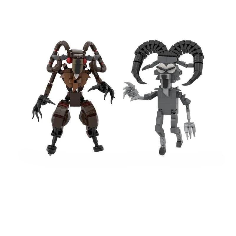 Kit di costruzione del mostro Mystic Goat, modello 3D di creatura fantasy, regalo leggendario bestia per adolescenti e adulti