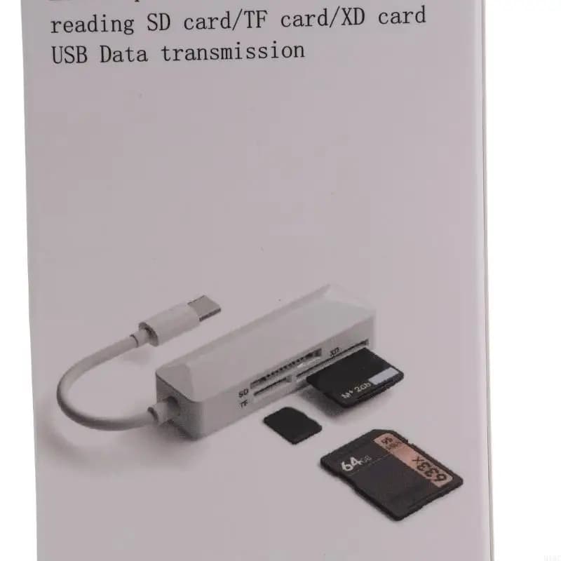 Mini Memory Card Reader 3 in 1 Scheda Reader USB C Card Reader per TFSD