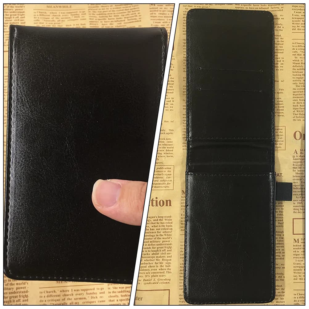 Set di 2 Agende con Copertina in PU, Taccuino da Viaggio Portatile, Diario Creativo, Regalo Scrapbook, Blocco Note Tascabile per Pianificazione