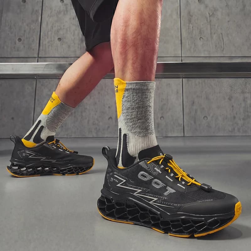 Nuove Scarpe Sportive Estive da Uomo con Suola Stampata in 3D, Scarpe da Corsa Leggere con Suola Morbida, Comode e Traspiranti, Scarpe Casual da Passeggio