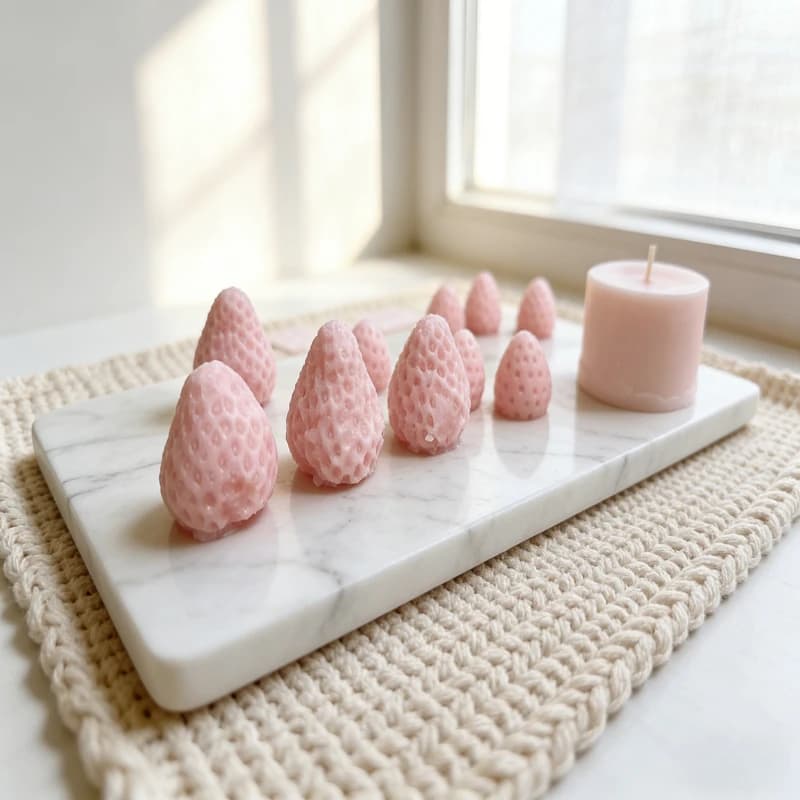 Stampo in silicone rosa realizzato con resina epossidica, utilizzabile per la cottura di torte, decorazioni per la casa, cubetti di zucchero, artigianato e cubetti di ghiaccio.