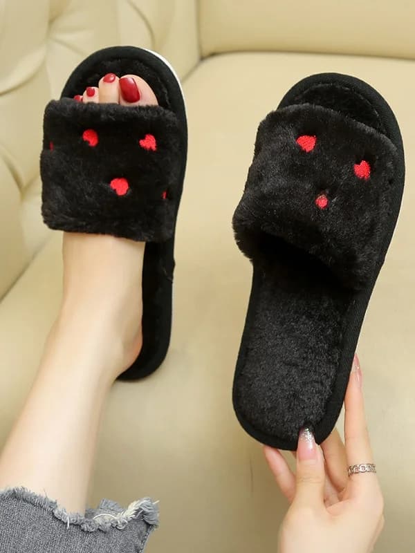 Nuove Pantofole in Cotone 2025 per Donna, Antiscivolo, per Interni, Comode e Traspiranti, con Tacco Piatto, per Tutte le Stagioni