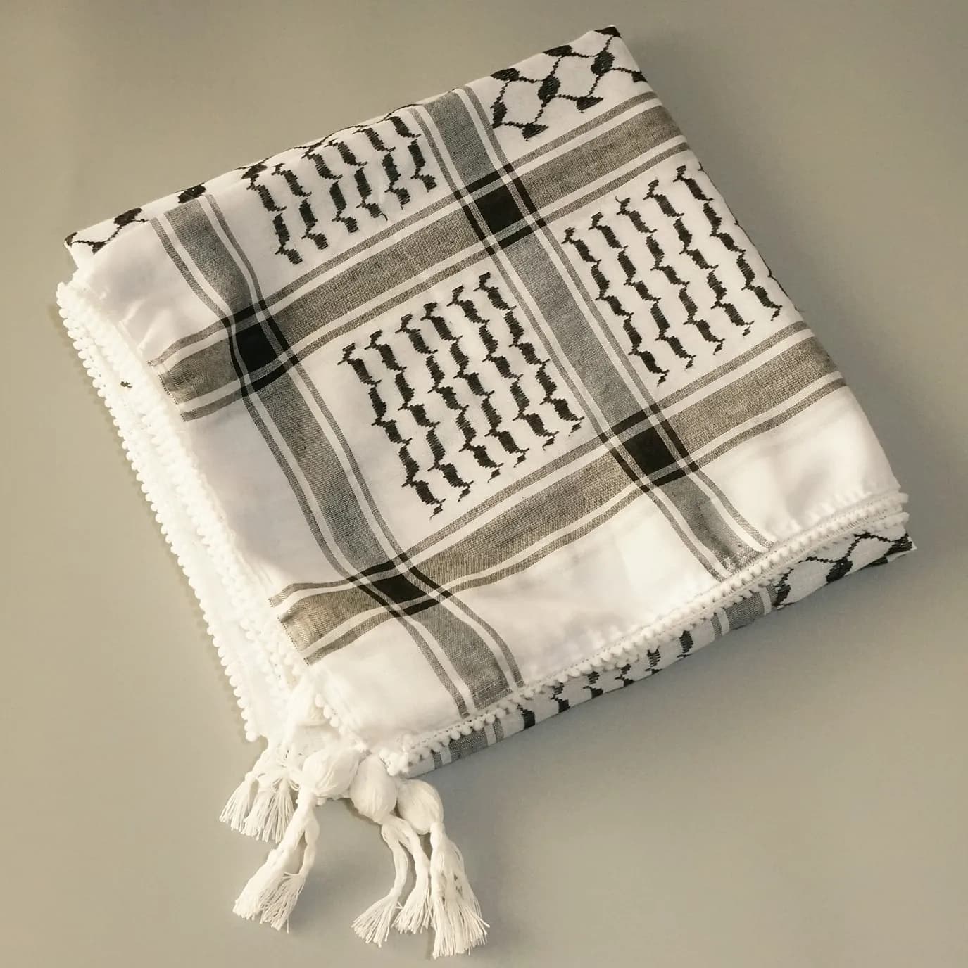 Islamic Print Scarf Unisex Lightweight Plaid Men Women Tassel Arab Desert Shemagh KeffIyeh Scarf Shawl Hijab Wrap Pashmina Sjaal