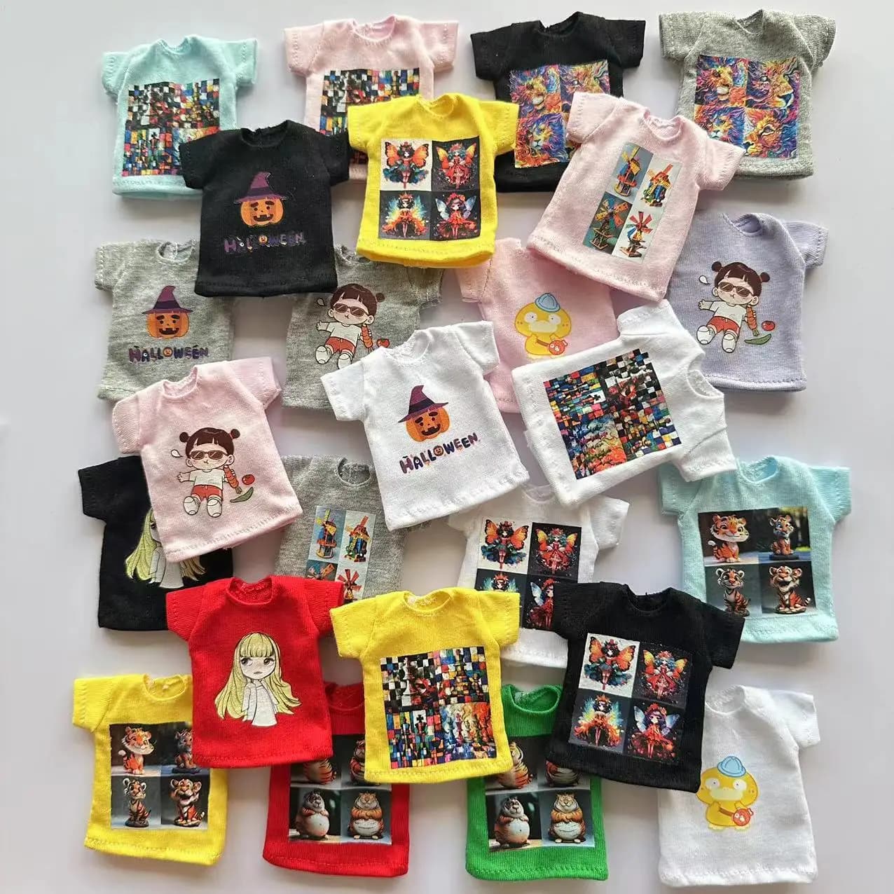 NUOVA moda 1/6 T-shirt modello carino per bambole Blyth OB24 Licca Azone 1/6 bambole - Nuovi accessori per bambole
