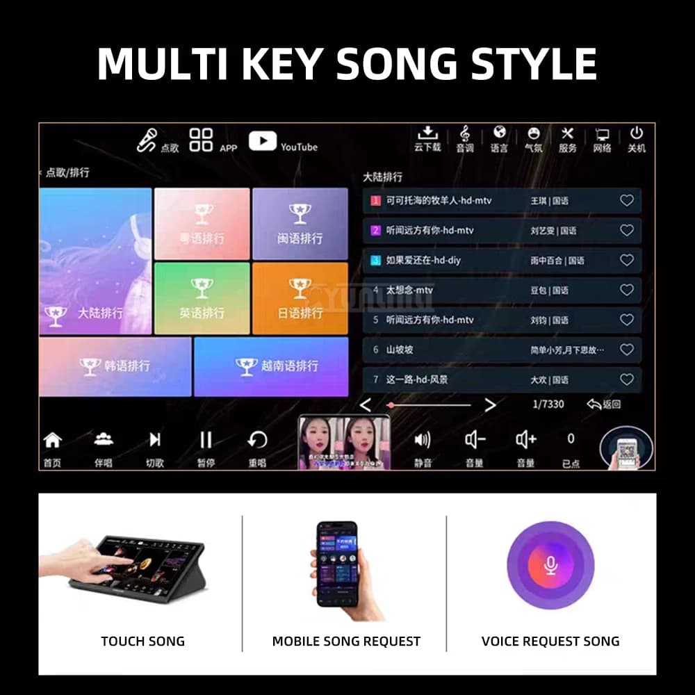 Karaoke Cloud Machine, All-in-One Home KTV Karaoke Machine