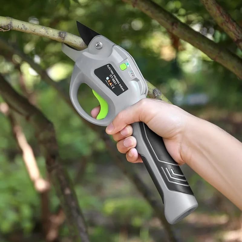 Rechargeable Lithium Electric Pruning Shears Handheld Garden Tool For Fruit Tree Branch Trimming