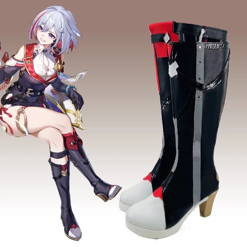Topazio Guinaifen Honkai: Star Rail Honkai Impact Scarpe Cosplay Stivali Gioco Anime Halloween Natale Outfit Puntelli Donna Uomo
