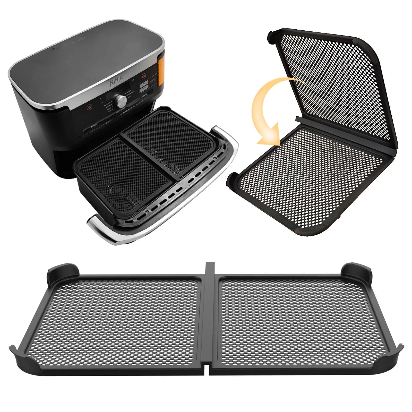 Silicone Airfryer Splash Pad Efficace Grasso Splatter Shield Oven Accessories for Ninja AF500