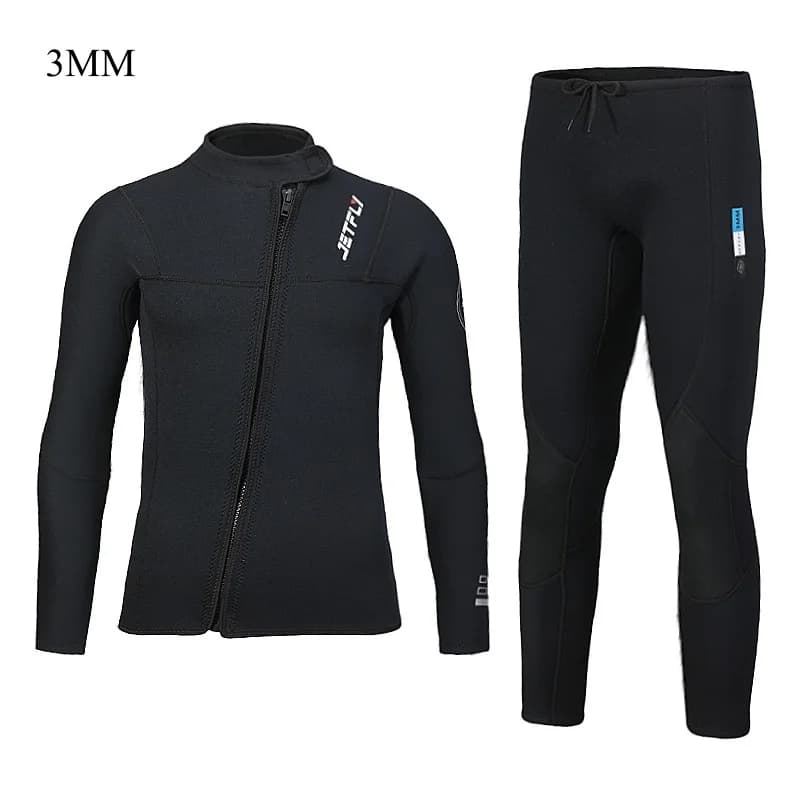 3 MILLIMETRI Neoprene Long Sleeve Waterproof Snorkeling Underwater Fishing Kayaking Swimsuit Scuba 2 Pz Keep Al Caldo At Deriva Diving WetSuit