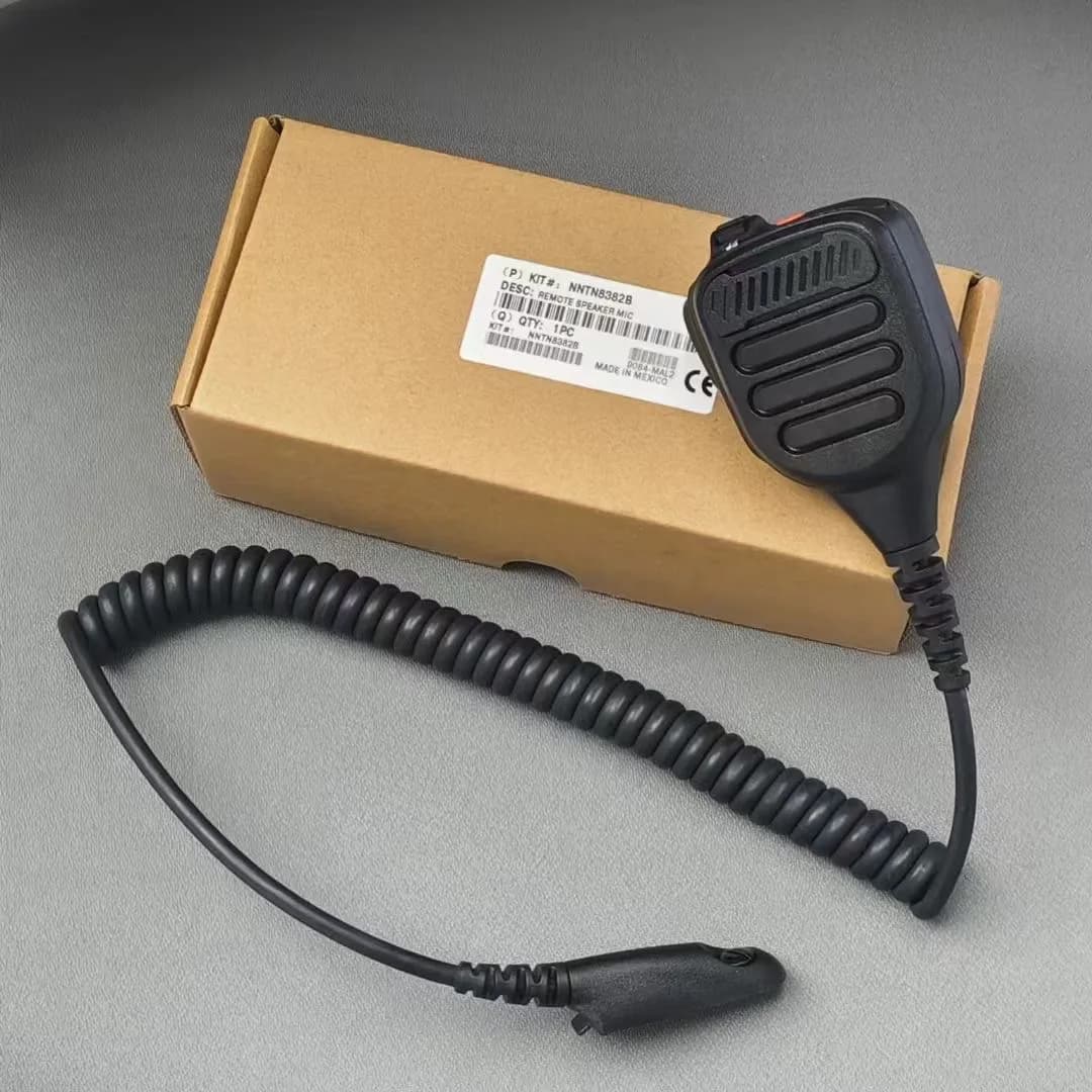 Microfono con Altoparlante NNTN8382B per Radio Walkie Talkie Motorola GP328 GP338 GP340 GP360 GP680 HT750 HT1250 Ptx760 Pro5150