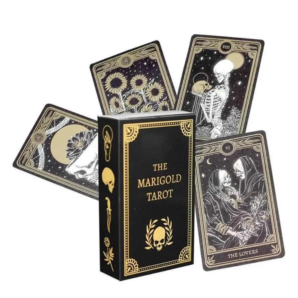 12*7 cm Il Caligold Tarocchi Fortune Telling Divinazione Oracle Card Riunione di Famiglia Gioco di Scacchi Gioco da Tavolo per Il Tempo Libero Intrattenimento