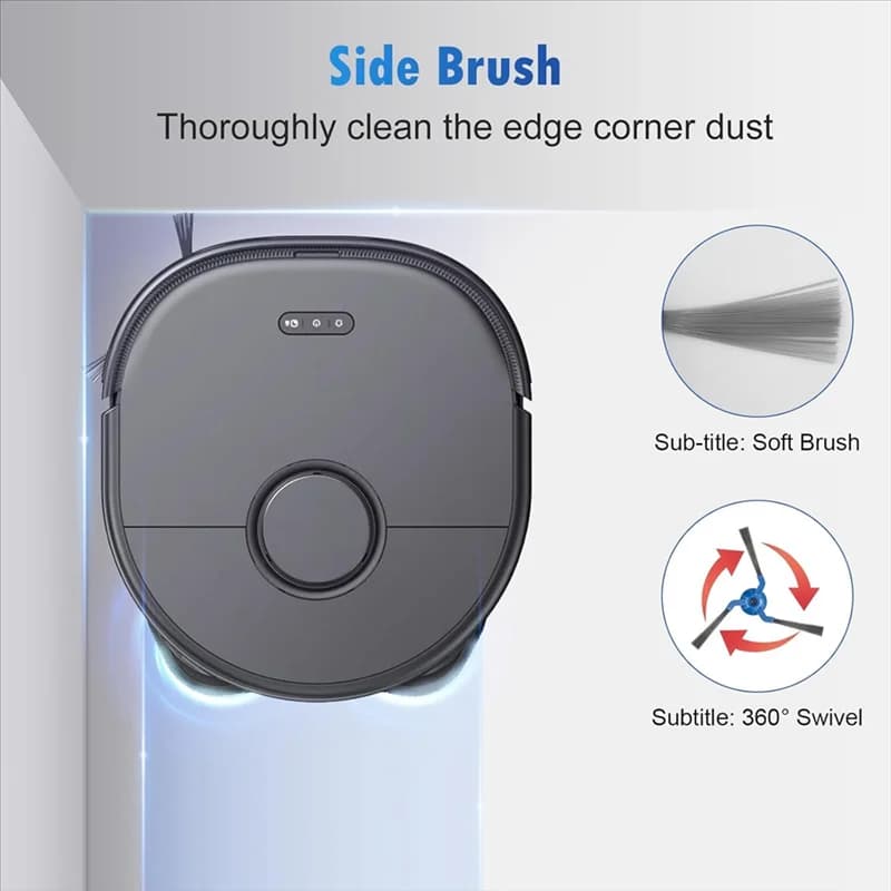 A50Q-Accessori Per Eufy X10 Pro Omni Robot Aspirapolvere Kit di Parti Con Spazzola Principale Spazzola Laterale Filtro Hepa Mop Panno Polvere B