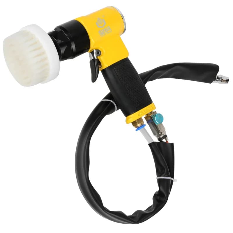 Macchina per la pulizia della spazzola pneumatica Macchina per la pulizia del divano per il lavaggio delle scarpe con spazzola per la pulizia del cuoio dell'auto in seta di nylon