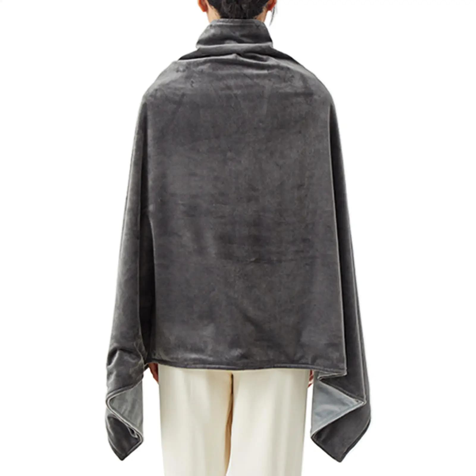 Heating Blanket USB Rechargeable Wearable Shawl For Winter 3-Level Adjustable Heater Shawl For Indoor Home Studio Car Travel