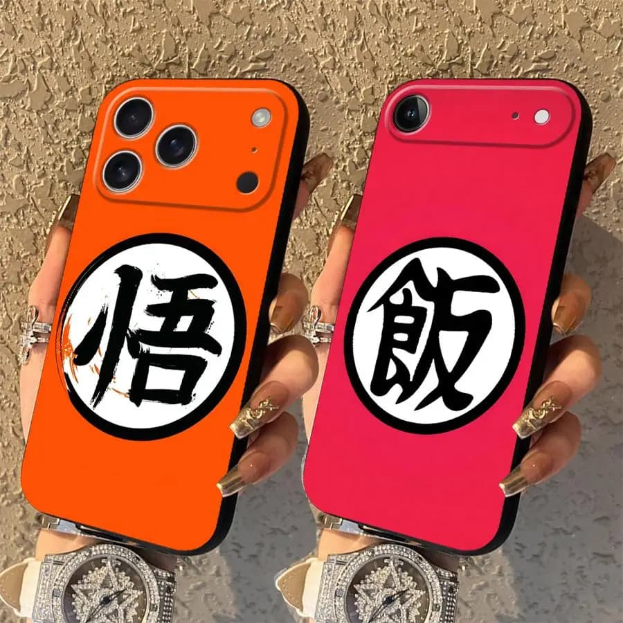 Custodia Dragon Ball Gohan Logo per Apple iPhone 17 Pro Max 12 15 Pro 7 8 17e 11 14 Air XR XS MAX 13 16 Cover per Telefono