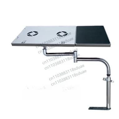 Full Motion 360degree Rotation Laptop Car Mount Stand Desk Car Dining Table Writing Board Notebook Tablet PC Holder With USB Fan