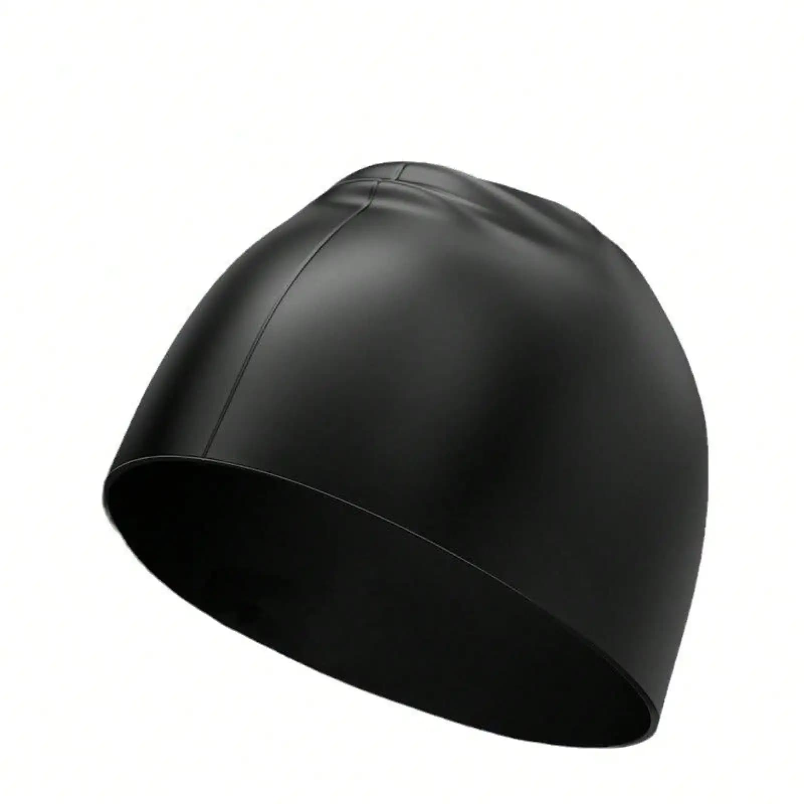Cuffia da nuoto per adulti, unisex, impermeabile professionale, cuffia in silicone comoda, cuffia da nuoto elegante di grandi dimensioni per allenamento