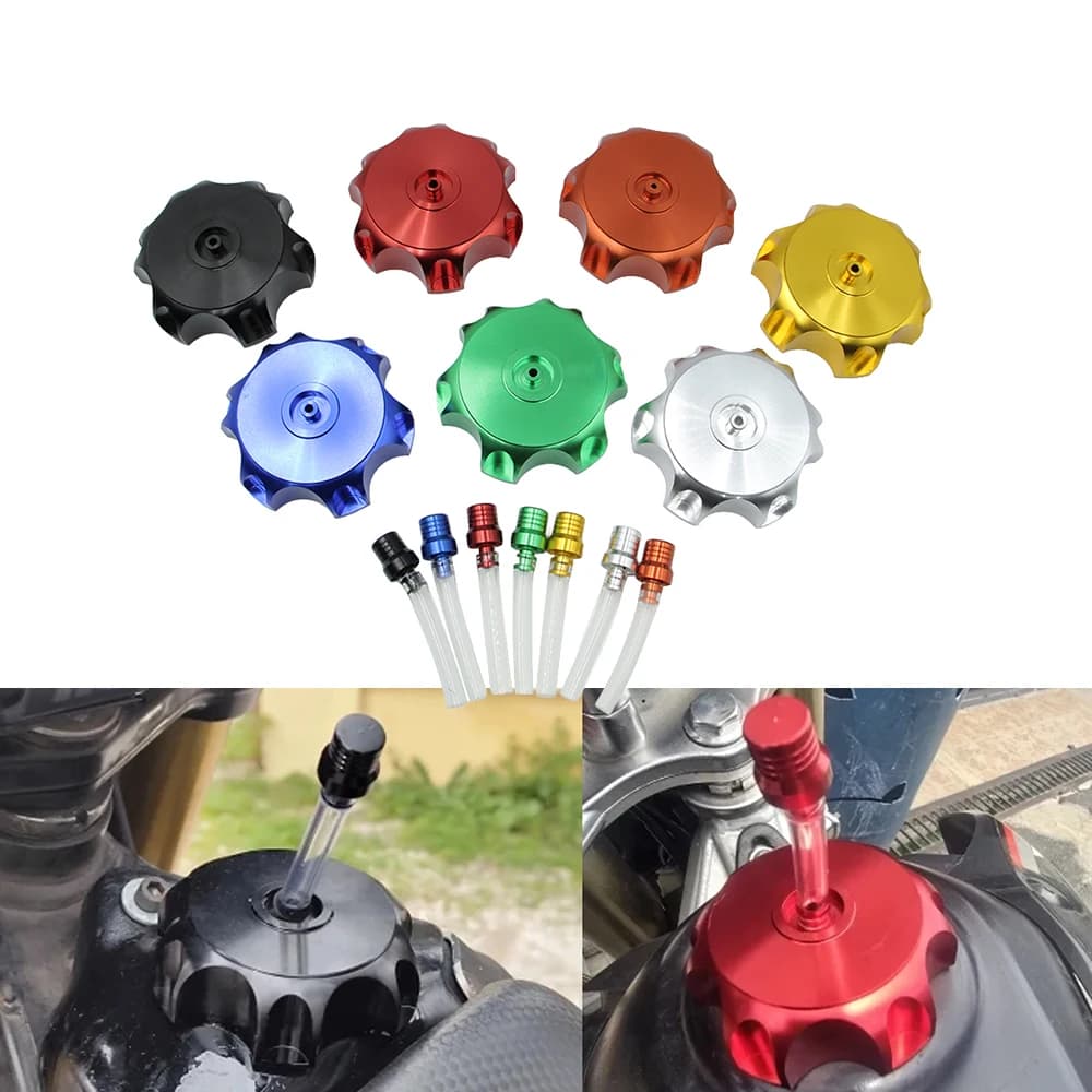 Tappo Universale per Serbatoio Carburante ATV 50mm in Alluminio CNC con Copertura di Ventilazione per Yamaha Kawasaki Honda Suzuki Motocross Moto