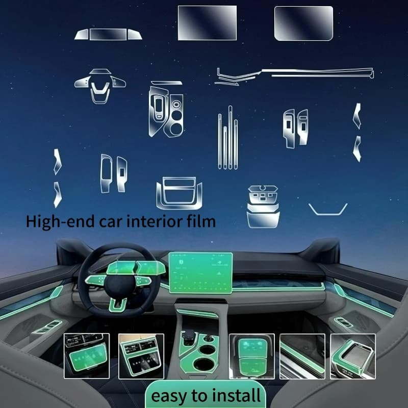 For Zeekr 001 dedicated interior protection center console film screen protector car interior modification