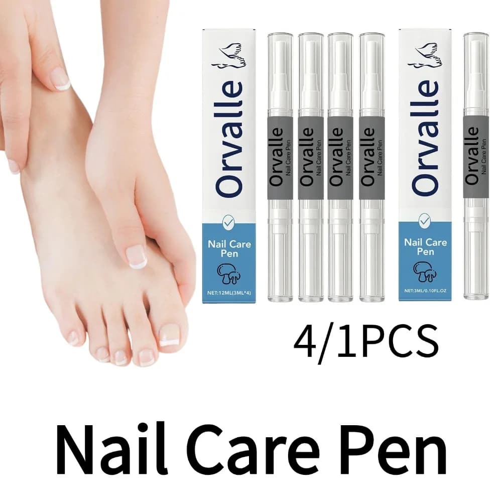 3ml Nail Care Pen Cuticle Moisturizing Liquid Nail Repair Oil Cuticle Softener Toenail Repair Pen for Dry Cracked Nails FootCare