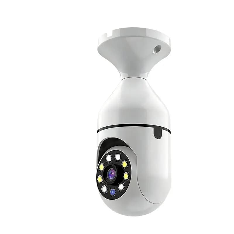 ABGI-E27 Lampadina Telecamera di sorveglianza Wifi 2.4G Wireless Wifi Visione notturna Monitoraggio umano Video Sicurezza Sistema di monitoraggio del bambino