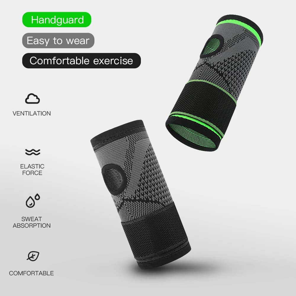 Sports Wristband for Gym, Palm Protection, Adjustable Support for Powder, Compression Strap, Carpal Tunnel Syndrome Gloves