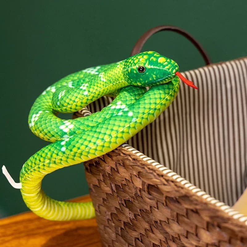Giocattolo di peluche lungo di pitone dorato Simulazione realistica Serpenti di peluche per bambini Ragazzi Decorazione domestica Regalo di peluche morbido