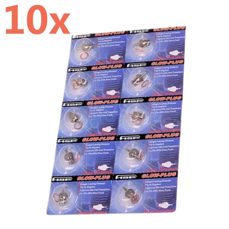 10 pz/lotto Candele A Caldo No.3 # N3 N4 Modelli SH Vertex Nitro Parti Redcat HSP 70117 Auto telecomandata RC