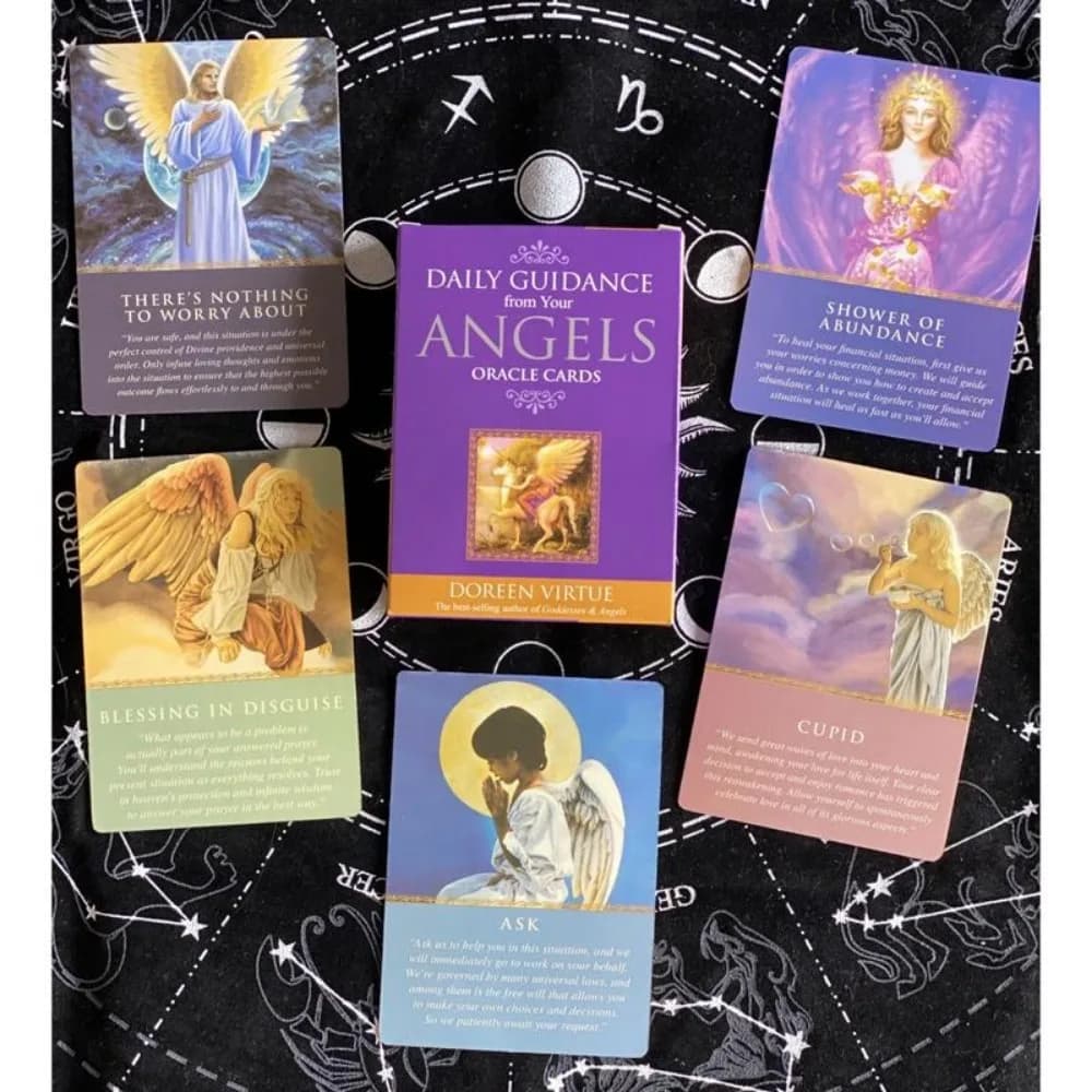 Guida quotidiana dai tuoi angeli Carte Oracle: 44 carte