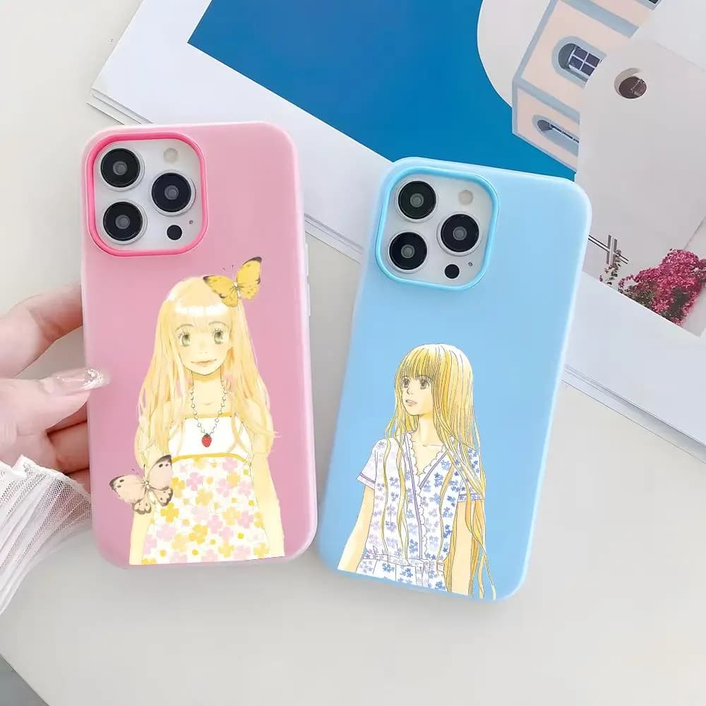 Custodia per telefono Honey and Clover Jelly-like 2 in 1 a doppio strato, effetto dopamina, compatibile con iPhone 17/16/15/14/13/12