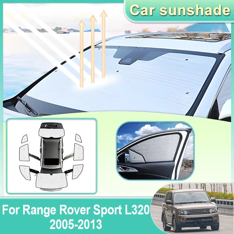 Parasole per Land Rover Range Rover Sport L320 2005-2013 Visiera Parabrezza Protezione Solare Isolamento Termico Protezione Anti-UV