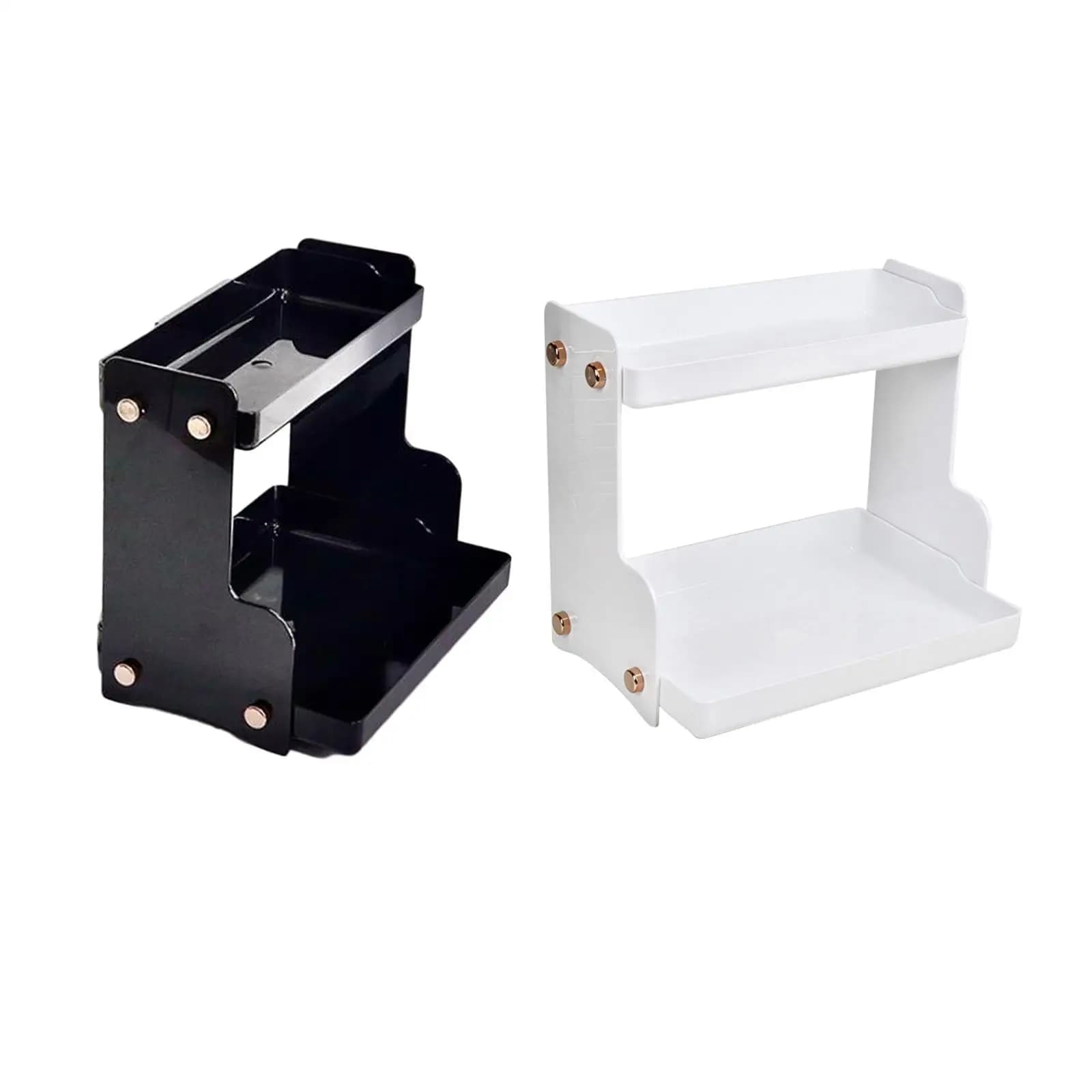 Espositore per trucco Organizzatore da tavolo Supporto multiuso Vassoio per cosmetici Scaffale per spezie da cucina per spazio di lavoro Bagno Ufficio domestico