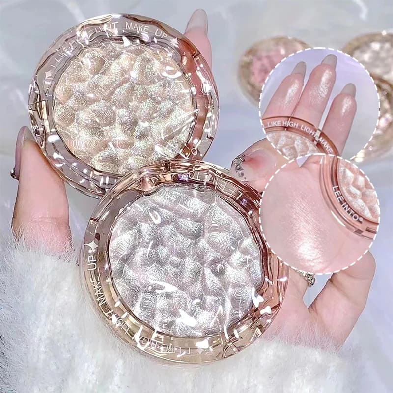 High gloss glitter highlight contour palette natural gloss contour concealer lasting light