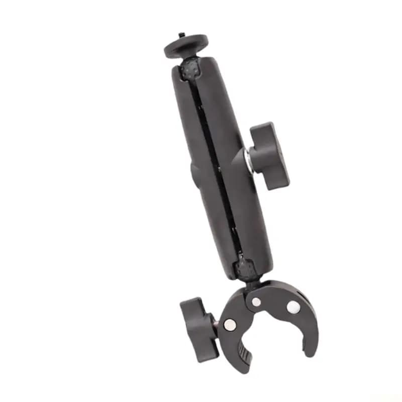 B03F Supporto per telecamera a doppio braccio regolabile a installazione rapida per biciclette che fornisce assorbimento degli e