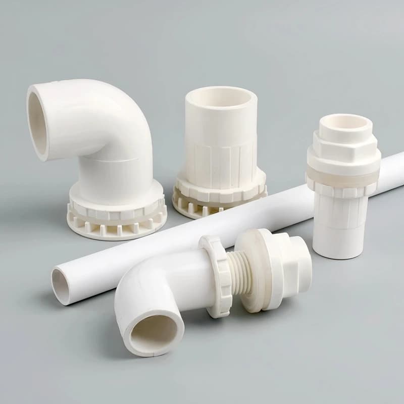 20~63mm White PVC Pipe Connectors Straight Elbow Tee Aquarium Water Supply 4 5 6 Ways Fittings Garden Irrigation DIY Accessories