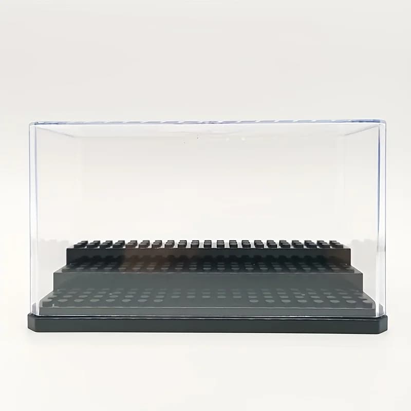 Acrylic Minifigures Display Case, Stackable and Dustproof Building Block Display Box for Lego Action Figure Toys Storage