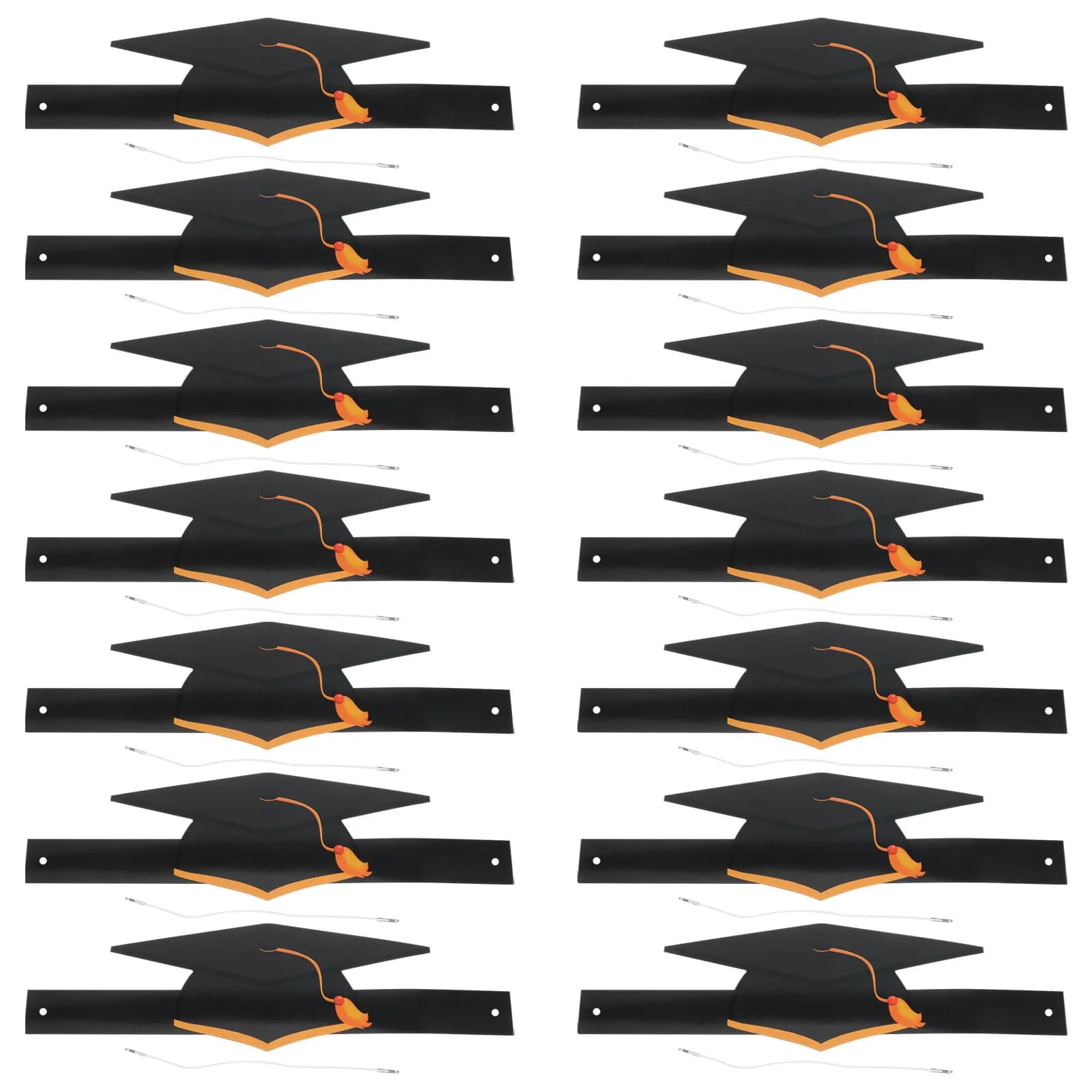 36Pcs Paper Graduation Hats DIY Grad Caps Lightweight Sturdy for Kindergarten Graduation Party Bulk Favor Decor Grad Cap Craft