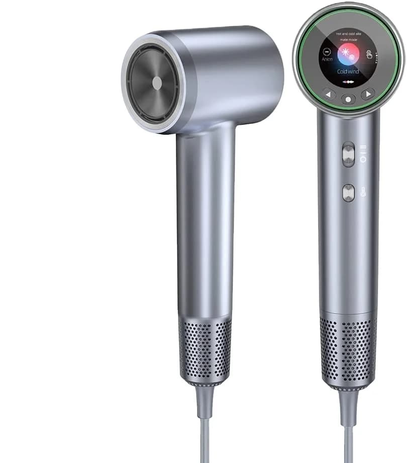 Asciugacapelli portatile Phenitech che dissipa rapidamente i capelli bagnati Stili di capelli a soffio senza spazzole con rotazione a 360 gradi
