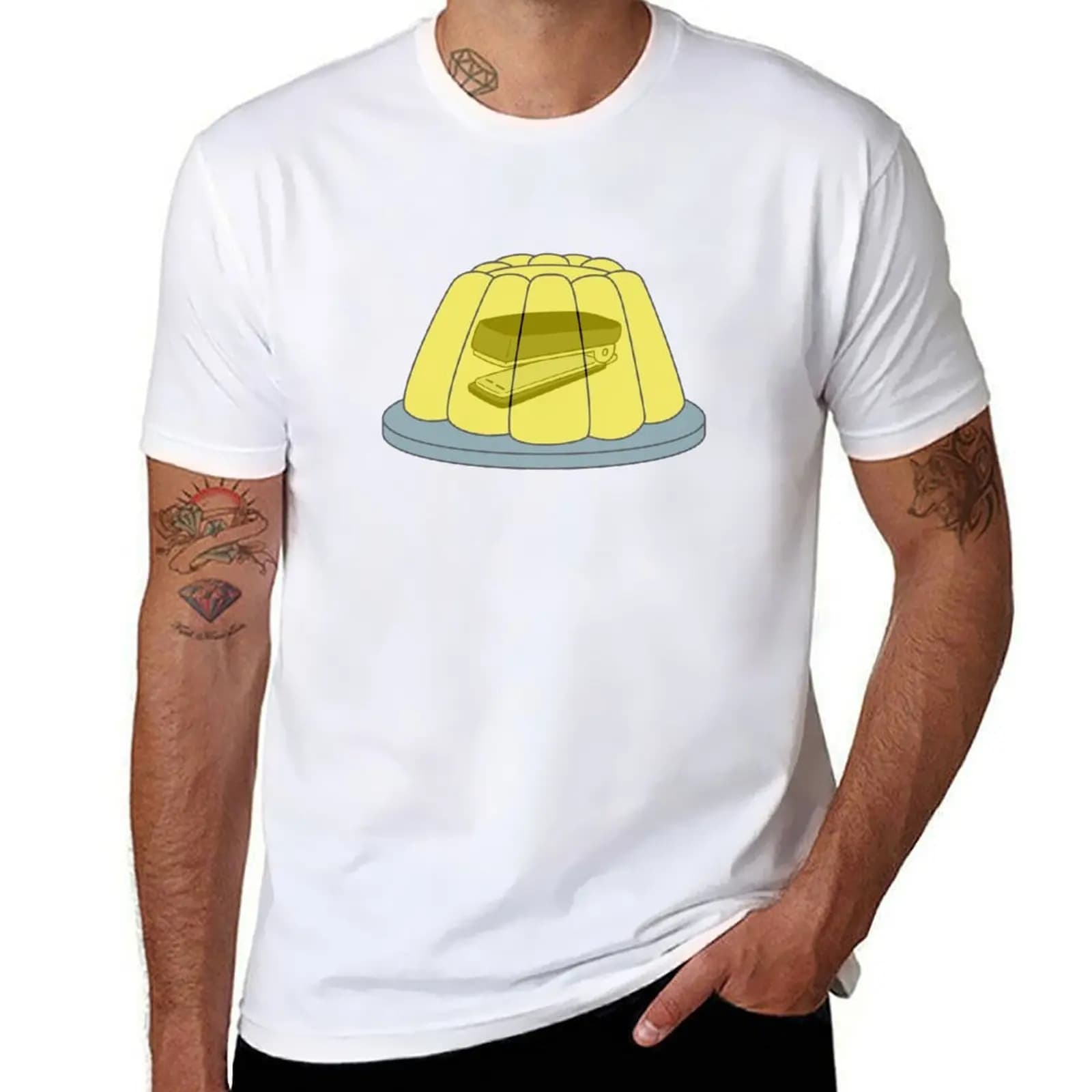 Cucitrice in Jello T-shirt da uomo maglietta di lusso maglietta da uomo firmata