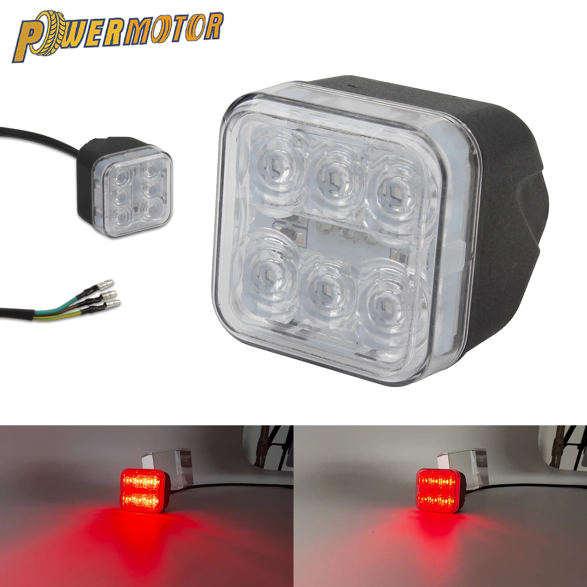 Per Husqvarna FE TE 250 350 Moto LED Freno Fanale posteriore Piastra luce posteriore Fanale posteriore Enduro Motocross Dirt Bike Modifica