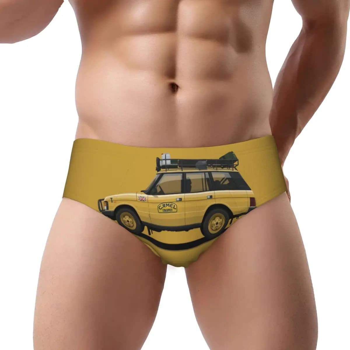 Slip da uomo personalizzati Camel Trophy Mutandine da uomo Mutande intimo elasticizzato