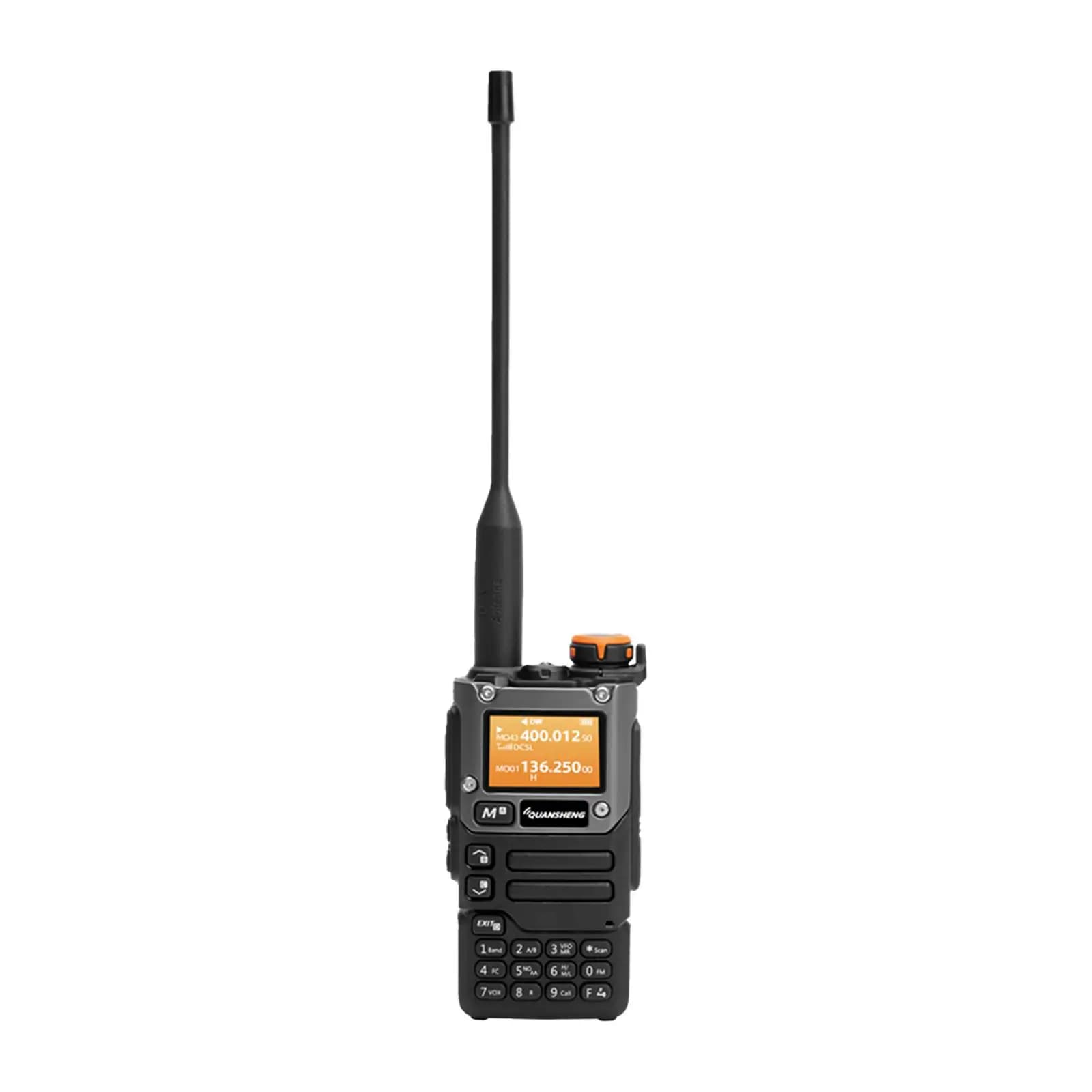 Two Way Radios FM Radio Dual Band Ham with Earpiece Portable VHF UHF 1600 mAh with USB Charger Cable Handheld Radio Adults