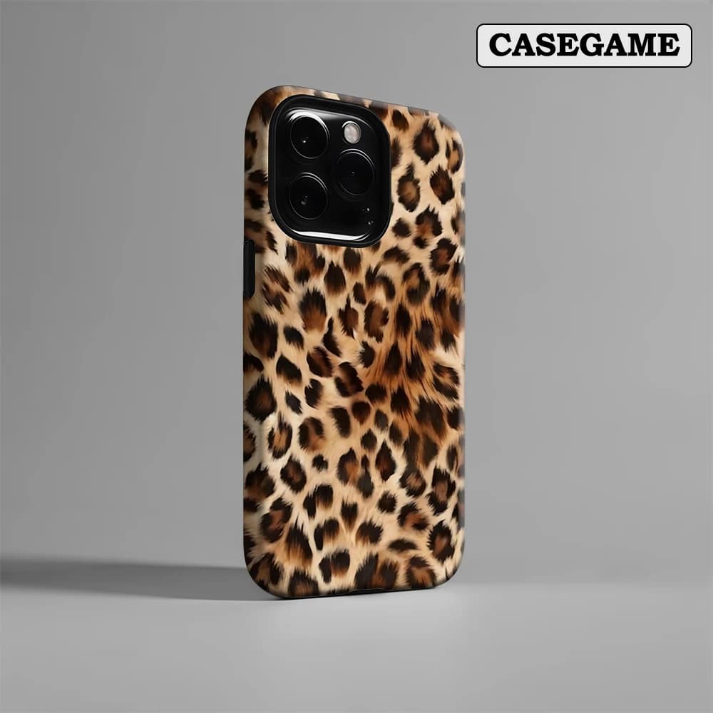 Custodia per telefono Leopard Luxe IPhone17 Must-Haves per IPhone 17 16 15 14 13 12 Pro Max Plus Cover posteriore a doppio strato INS